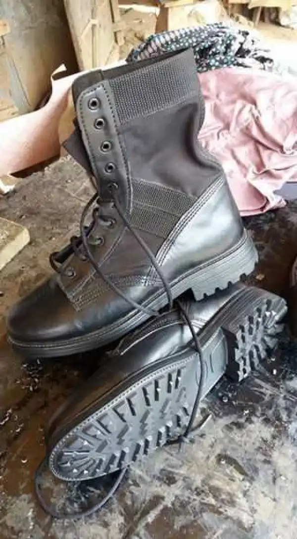 Check out the Made in Aba boots our Nigerian Army will be rocking soon